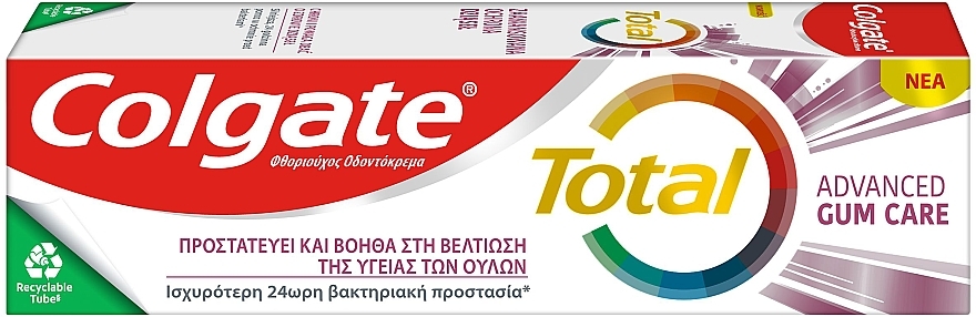 Зубная паста "Профессиональный уход за деснами" антибактериальная - Colgate Total — фото N3