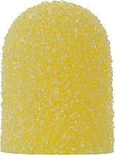Набор колпачков для педикюра заокругленный цилиндр, 60грит, супертвердый абразив, желтый - Kodi Professional — фото N1