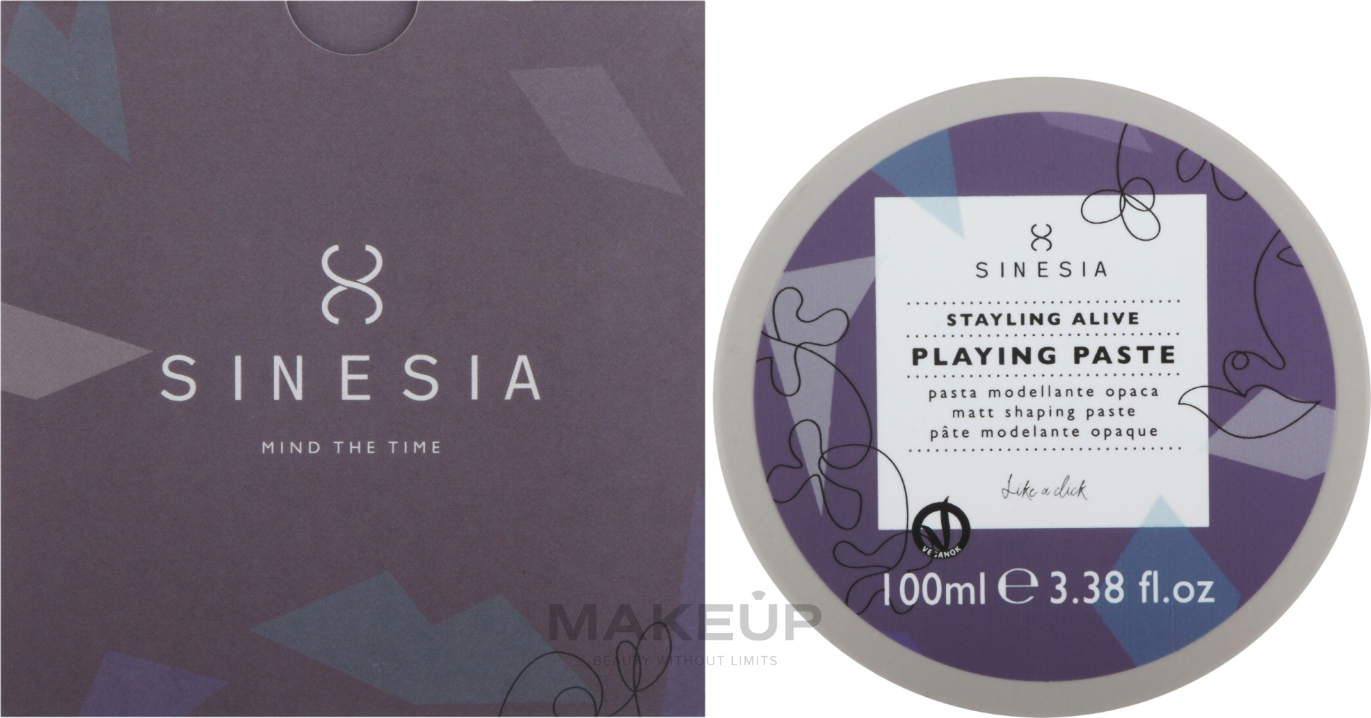 Матовая паста для моделирования волос - Sinesia Stayling Alive Playing Paste — фото 100ml
