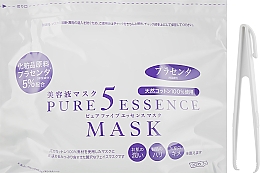 Маска для обличчя з плацентою - Japan Gals Pure 5 Essence PL — фото N2