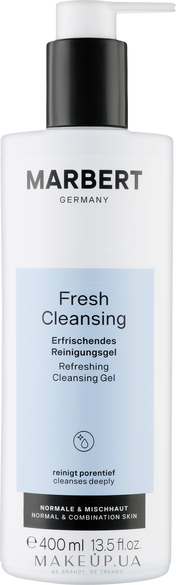 Очищающий гель для нормальной и комбинированной кожи - Marbert Fresh Cleansing Erfrischendes Reinigungsgel — фото 400ml