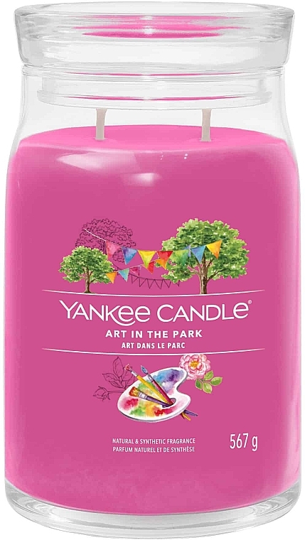 Ароматична свічка у банці "Art In The Park", 2 ґноти - Yankee Candle Singnature — фото N2