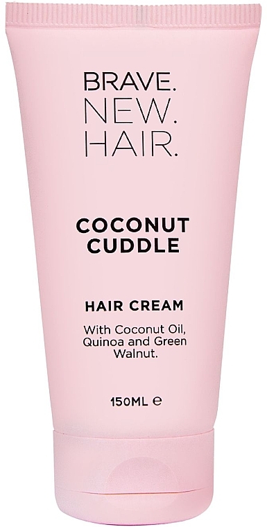 Зволожувальний незмивний крем для волосся - Brave New Hair Coconut Cuddle Hair Cream — фото N1
