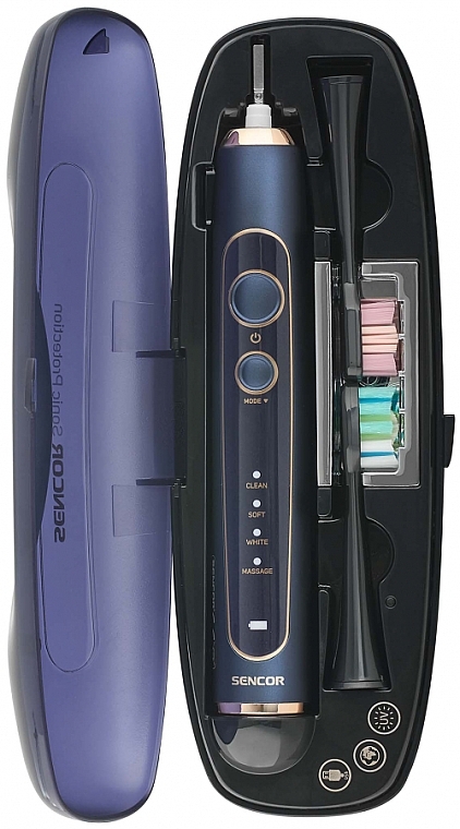 Электрическая зубная щетка, SOC 4210BL Blue - Sencor — фото N2