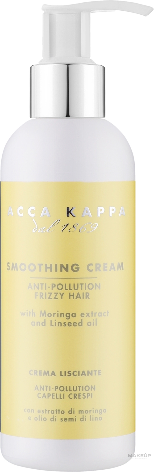 Разглаживающий крем для волос - Acca Kappa Green Mandarin Anti-Frizz Smoothing Cream — фото 200ml