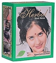 Хна для волос, черная - Herbul Black Henna — фото N2