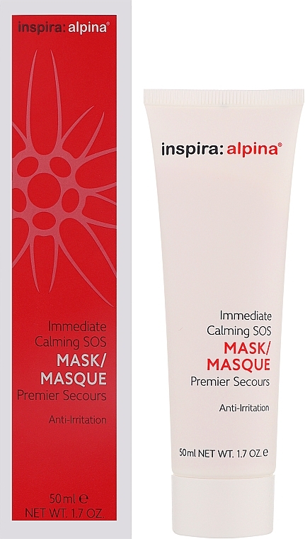 Успокаивающая SOS-маска для лица - Inspira:cosmetics Inspira:Alpina Immediate Calming SOS Mask — фото N2