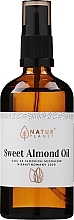 Духи, Парфюмерия, косметика Масло сладкого миндаля нерафинированное - Natur Planet Sweet Almond Oil 100%