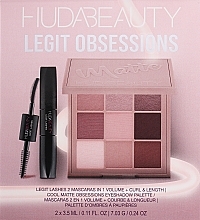 Набір - Huda Beauty Obsessions Cool (mascara/2x3.5ml + palette/7.03g) — фото N2