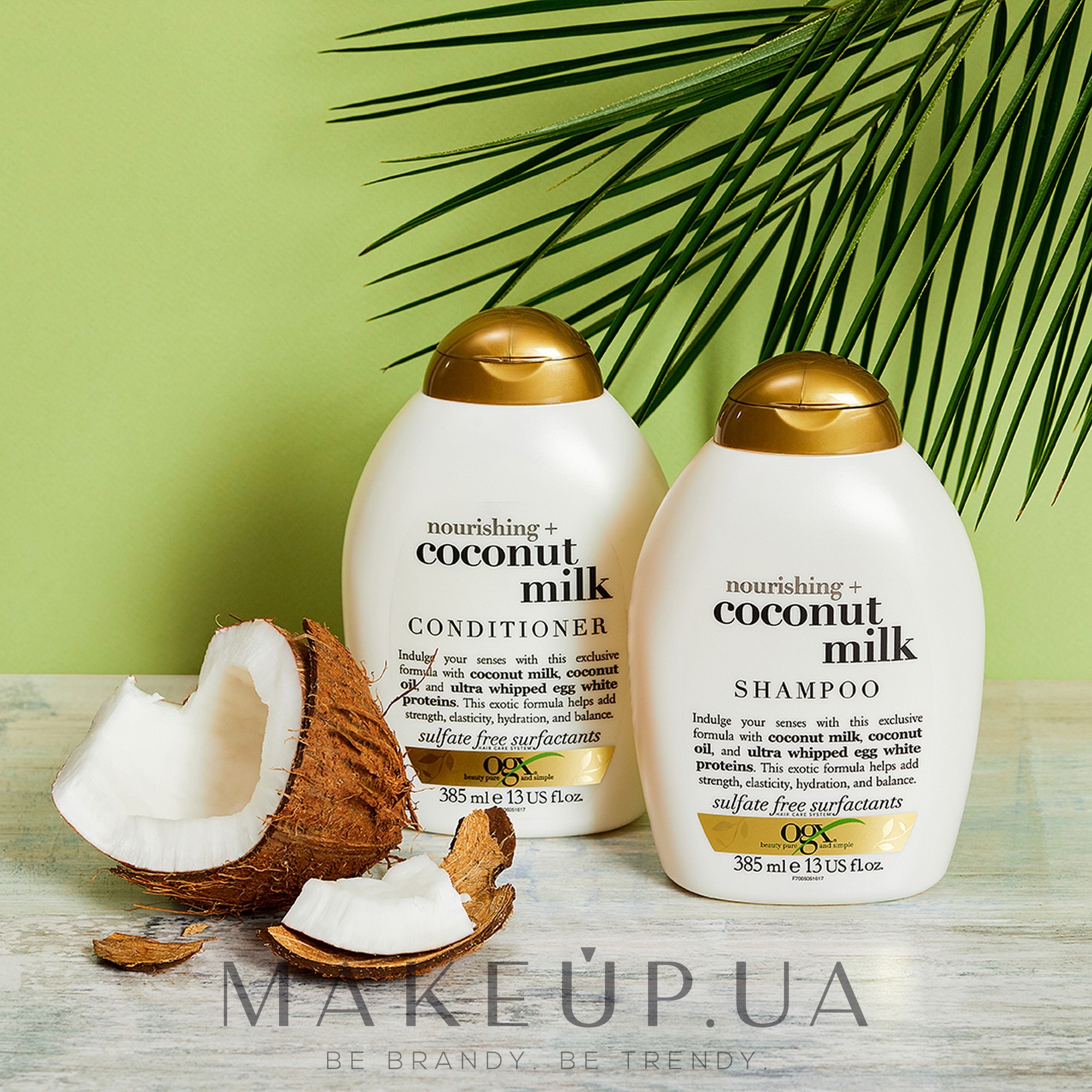 OGX Coconut Milk Shampoo Питательный шампунь с кокосовым молоком