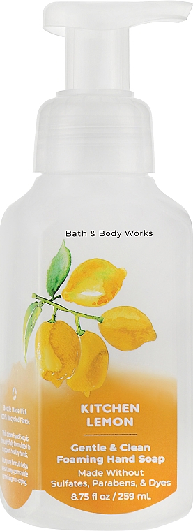 Мило-піна для рук "Kitchen Lemon" - Bath and Body Works Kitchen Lemon Gentle Foaming Hand Soap — фото N1