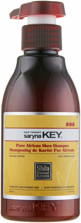 Восстанавливающий шампунь - Saryna Key Damage Repair Pure African Shea Shampoo  — фото N5