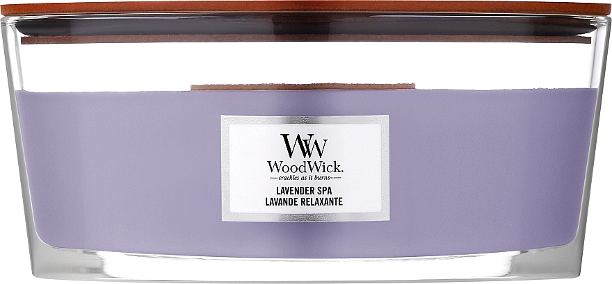 Ароматическая свеча в стакане - Woodwick Candle Lavender Spa — фото N1