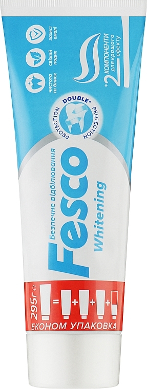 Зубная паста "Безопасное отбеливание" - Fesco Whitening — фото N2