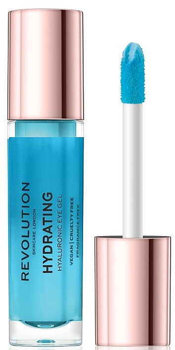 Гель для кожи вокруг глаз с гиалуроновой кислотой - Revolution Skincare Hydrating Hyaluronic Eye Gel — фото N1