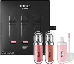 Набор - Kiko Milano Glossy Lip Set (lip/3*6,5ml) — фото N2