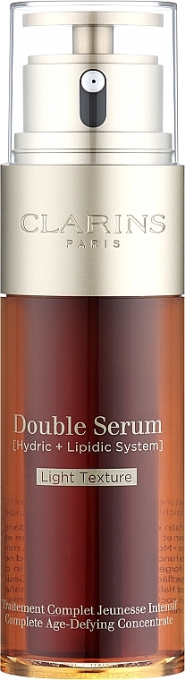 Двойная сыворотка легкой консистенции - Clarins Double Serum Light Texture Complete Age-Defying Concentrate