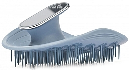 Щетка для волос с зеркалом, голубая - Manta Mirror Brush Blue — фото N3