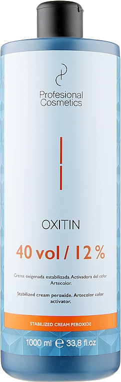 Окислювач 12% - Profesional Cosmetics Oxitin 40 Vol — фото N1