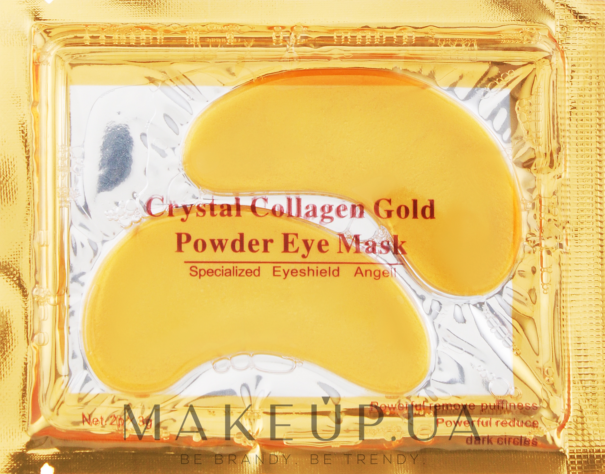Патчи под глаза от морщин с коллагеном и биозолотом - Hebei Crystal Collagen Gold Power Eye Mask — фото 6g