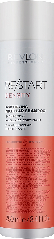 Укрепляющий мицеллярный шампунь - Revlon Professional Restart Density Fortifying Micellar Shampoo