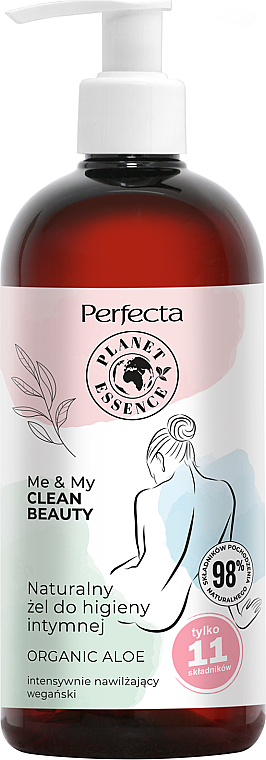 Гель для интимной гигиены - Perfecta Me & My Clean Beauty Organic Aloe — фото N1