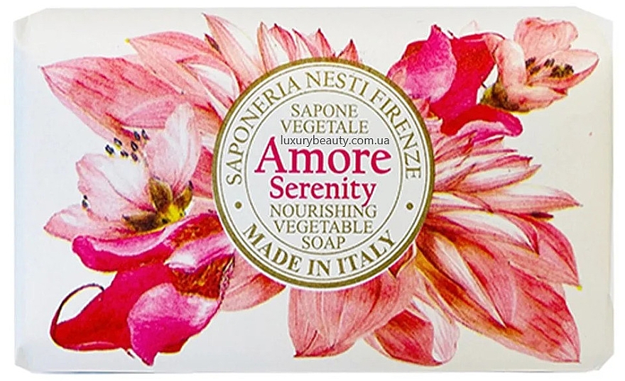 Мило з ароматом жасмину, туберози й іланг-ілангу - Nesti Dante Amore Serenity Nourishing Vegetable Soap — фото N1