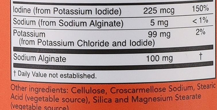 Калий плюс йод - Now Foods Potassium Plus Iodine — фото N2