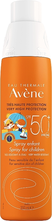 Солнцезащитный спрей для детей - Avene Eau Thermale Solar Spray Children SPF50