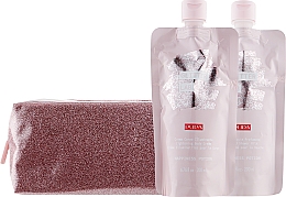 Набір - Pupa Glitter Lab Happiness Potion (bag + milk/200 ml + cream/200ml) — фото N2