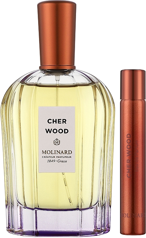 Molinard Cher Wood - Набор (edp/90ml + edp/7.5ml) — фото N1