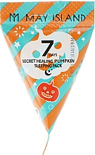 Парфумерія, косметика Нічна маска з екстрактом гарбуза - May Island 7 Days Secret Healing Pumpkin Sleeping Pack
