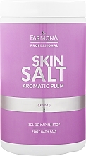 Парфумерія, косметика Сіль для ванн для ніг "Ароматна слива" - Farmona Professional Skin Salt Forest Fruits Foot Bath Salt