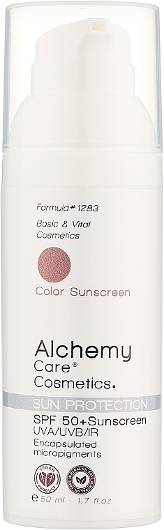 Солнцезащитный крем для лица с оттенком, SPF50+ - Alchemy Care Cosmetics Sun Protection Color Sunscreen — фото N1