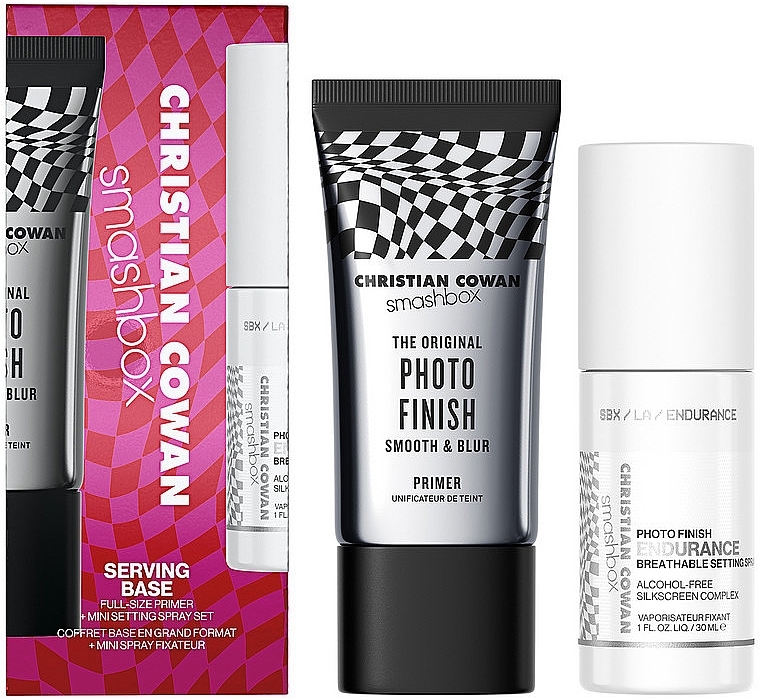 Набір для макіяжу - Smashbox Full Size Prime Set (primer/30ml + spray/30ml) — фото N1