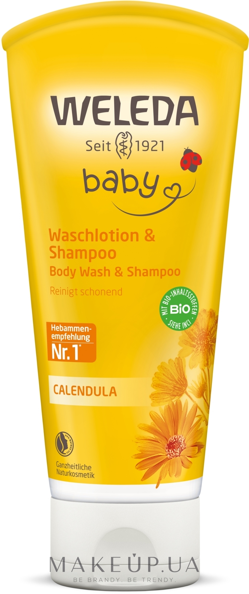 Шампунь-гель для тіла і волосся - Weleda Calendula Waschlotion & Shampoo — фото 200ml