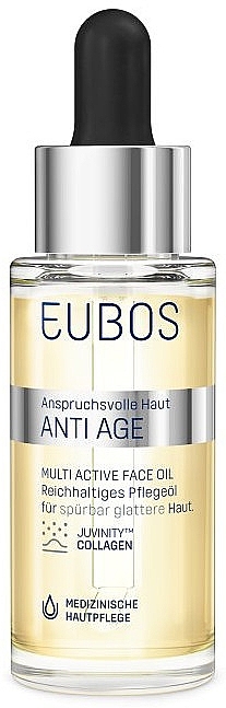 Антивікова мультиактивна олія для обличчя - Eubos Med Anti Age Multi Active Face Oil — фото N1