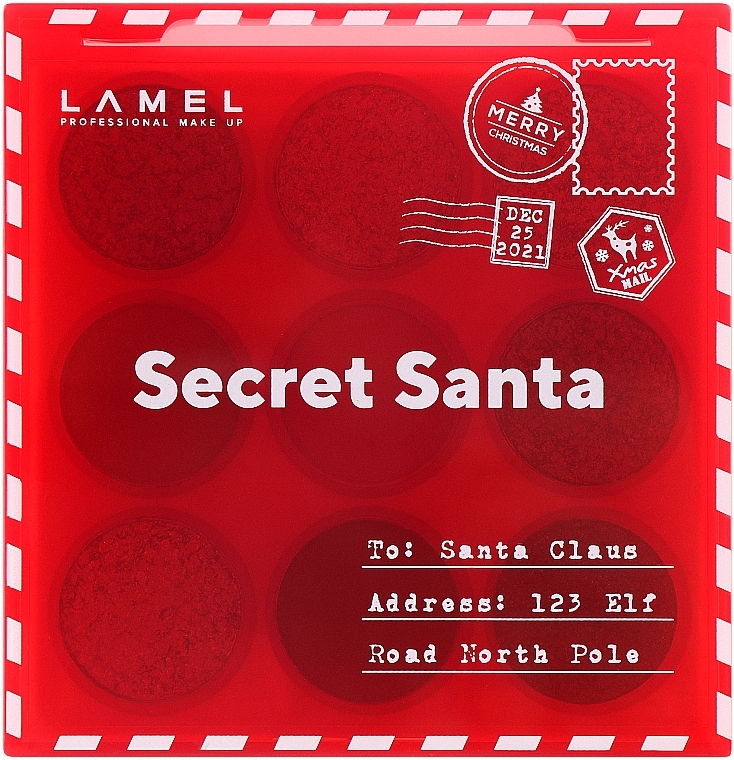 LAMEL Make Up Secret Santa Eyeshadow Palette