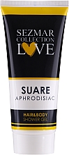 Парфумерія, косметика Гель душу 2 в 1 - Sezmar Collection Aphrodisiac Suare Hair&Body Shower Gel