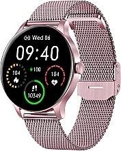 Смартгодинник, рожева сталь - Garett Smartwatch Classy — фото N1