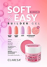 Моделювальний гель для нігтів - Claresa Soft & Easy Builder Gel UV/LED Baby Pink — фото N4