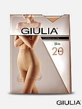 Духи, Парфюмерия, косметика Колготки для женщин "Slim" 20 den, caramel - Giulia