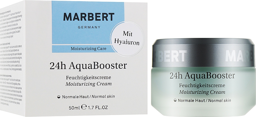 Увлажняющий крем для нормальной кожи - Marbert 24h AquaBooster Moisturizer Normal Skin — фото N2