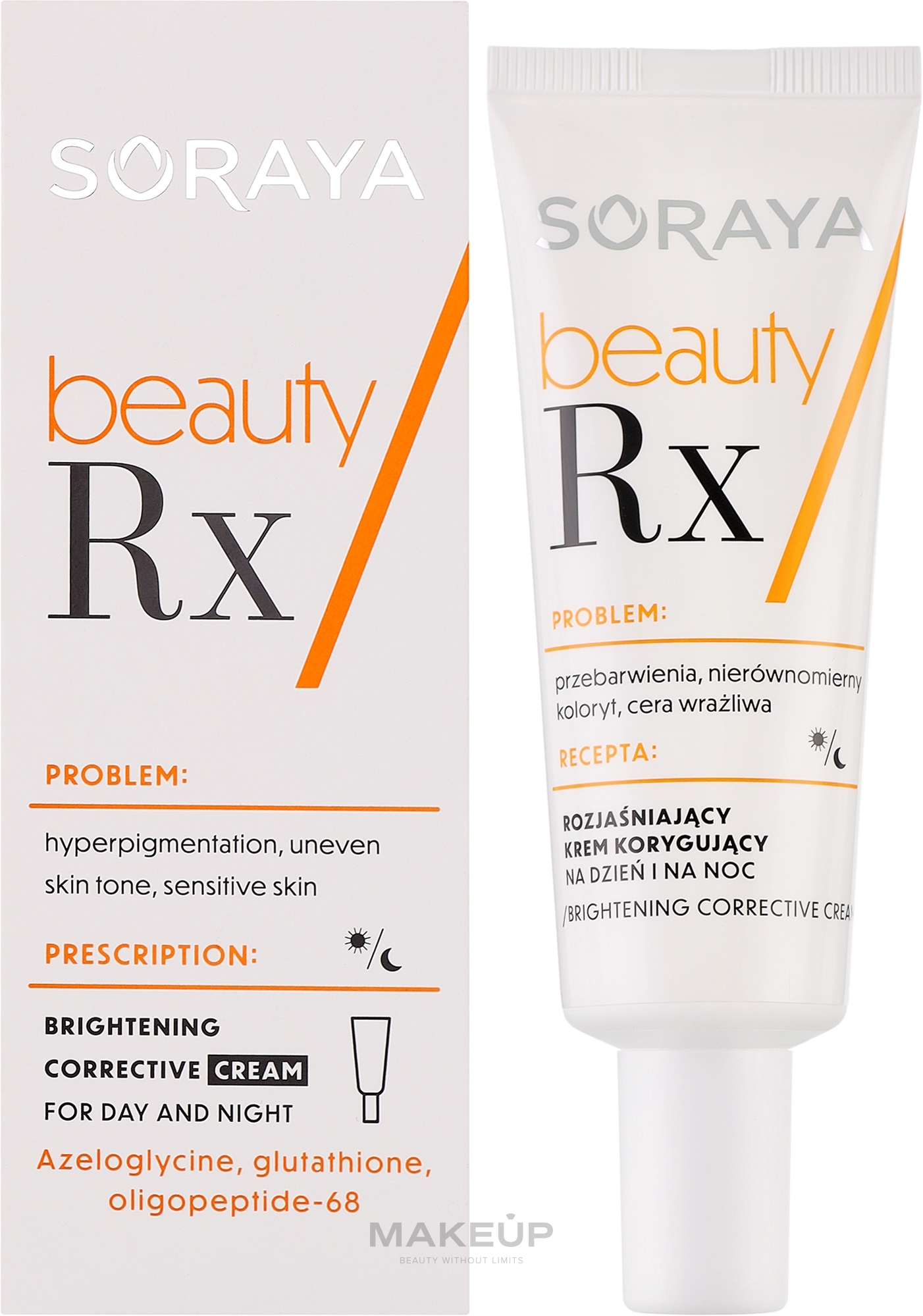 Коригувальний крем для догляду за чутливою шкірою, зі зміною кольору і нерівним тоном шкіри - Soraya Beauty Rx — фото 50ml