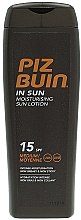 Парфумерія, косметика Зволожувальний лосьйон для тіла - Piz Buin In Sun Moisturising Sun Lotion SPF15