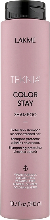 Бессульфатный шампунь для защиты цвета окрашенных волос - Lakme Teknia Color Stay Shampoo
