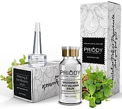 Духи, Парфюмерия, косметика Осветляющая сыворотка для лица - Priody Whitening Serum