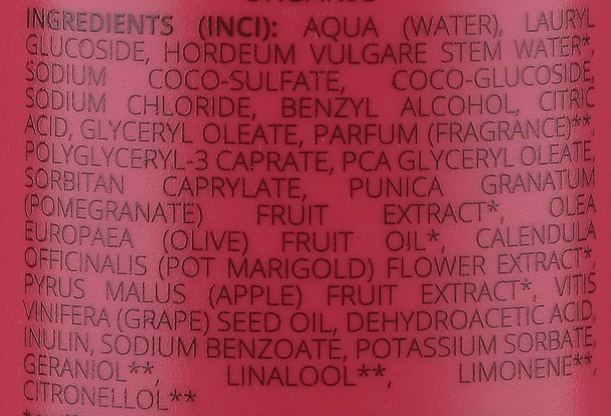 Шампунь для волосся - GRN Rich Elements Pomegranate & Olive Repair Shampoo — фото N3