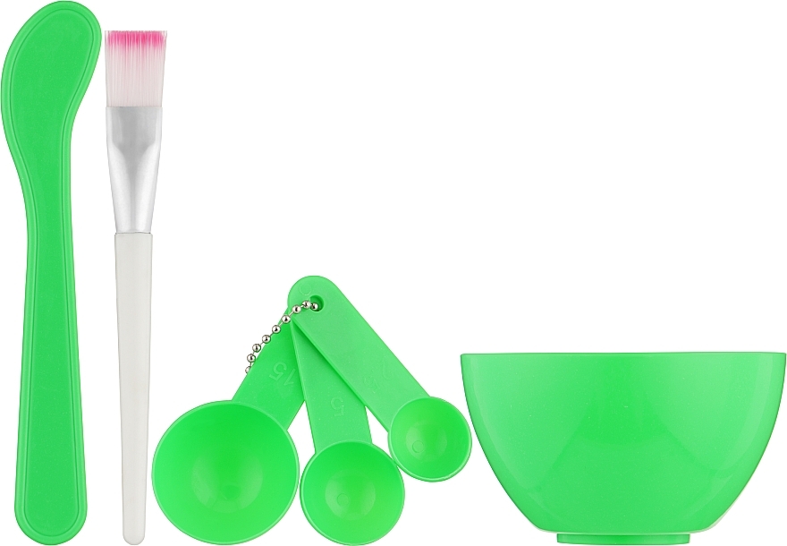 Набор косметолога для приготовления масок, зеленый - Beauty Line — фото N1