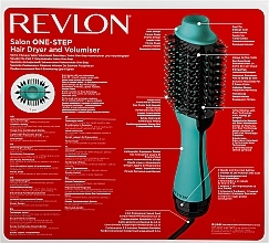 Щітка-фен для волосся - Revlon One-Step Volumiser New Edition Teal — фото N3